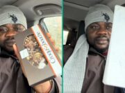 Un hombre que esperaba un gran bono navideño muestra artículos que le regaló una empresa canadiense y genera rumores en línea