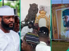 Seyi Tinubu visto con Alaafin mientras surgen videos del lugar de instalación: “Kakilomo of Yoruband”