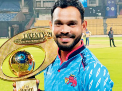 Vinayak Bhoir, todoterreno de Mumbai, dice: “El críquet con pelota de tenis es una buena opción”