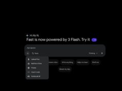 La aplicación Gemini agrega NotebookLM y detalla los límites de uso de Flash