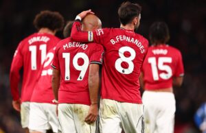 Bruno Fernandes y Bryan Mbeumo son los dos primeros de la Premier League, algo que a Ruben Amorim le encantará