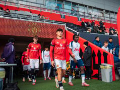 Gabriele Biancheri anota un doblete en la victoria del Man Utd U21, pero su compañero de equipo fue la verdadera estrella destacada