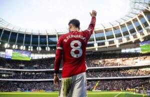 Bruno Fernandes acaba de igualar a Moisés Caicedo mientras el capitán del Man United domina la Premier League