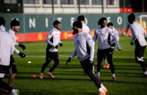 Amad y Bryan Mbeumo Man Utd entrenan lo último antes del choque de Bournemouth en medio de dudas de la AFCON