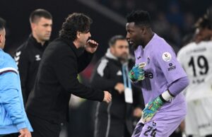 El técnico del Trabzonspor advirtió al cedido del Man Utd, Andre Onana, por su juego arriesgado: “Es un partido serio…”