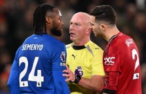 Mark Clattenburg comparte su opinión sobre si Antoine Semenyo debería haber sido expulsado contra Man Utd