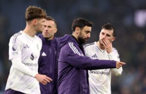 Diogo Dalot descarta la poderosa valoración de Bruno Fernandes tras la lesión del capitán del Manchester United ante el Aston Villa