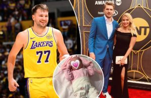 La estrella de los Lakers, Luka Doncic, da la bienvenida a su segunda niña con Anamaria Goltes