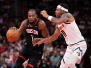 Nuggets y Rockets se enfrentarán dos veces en una semana crucial para posibles desempates en los playoffs