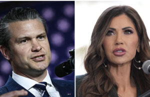 Trump hunde informes anónimos al reafirmar su apoyo a Hegseth y Noem