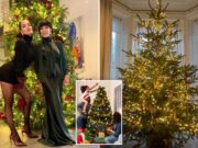 La tendencia de las celebridades del ‘árbol de Navidad desnudo’ genera rechazo: ‘Los adornos son imprescindibles’