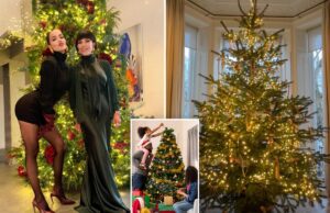 La tendencia de las celebridades del ‘árbol de Navidad desnudo’ genera rechazo: ‘Los adornos son imprescindibles’