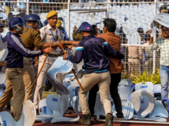 La policía usa fuerza leve mientras estalla el caos en el evento GOAT Tour de Messi en Calcuta