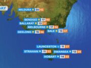 Pronóstico del tiempo nacional para el jueves 18 de diciembre