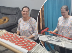 Usuario de TikTok crea una estación para envolver regalos con artículos para el hogar