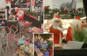 Ladrones al estilo Robin Hood vestidos como Papá Noel y elfos roban productos por valor de 3.000 dólares de una tienda de comestibles de Canadá