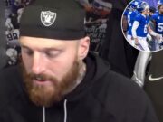 La enojada visión de Maxx Crosby en el Tank Bowl Giants vs Raiders