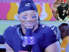 Bijan Robinson usa insultos gay durante la entrevista posterior al juego después de que los Falcons molestaran a los Buccaneers
