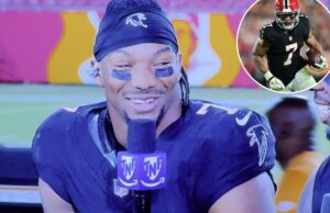 Bijan Robinson usa insultos gay durante la entrevista posterior al juego después de que los Falcons molestaran a los Buccaneers