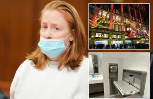 Mujer sin hogar acusada de apuñalar a un turista dentro del baño de Macy’s en Nueva York fue dada de alta del hospital psiquiátrico la mañana del ataque