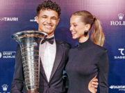 La novia modelo de Lando Norris, Magui Corceiro, habla sobre su relación