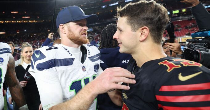Sam Darnold envía un mensaje de ocho palabras a Brock Purdy después de asegurar el primer puesto de la NFC