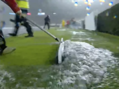 El Rose Bowl quedó en duda mientras el personal toma medidas drásticas después del clima torrencial