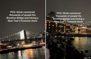 Miles de personas engañadas para ver un espectáculo de fuegos artificiales de Año Nuevo inexistente