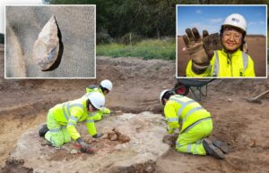 Un antiguo pueblo perdido hace mucho tiempo con un pasado misterioso desenterrado en medio de la excavación de un parque eólico
