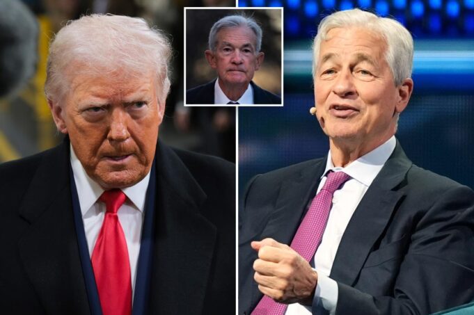 Trump dice que Jamie Dimon está “equivocado” al advertir contra la investigación del Departamento de Justicia sobre Jerome Powell