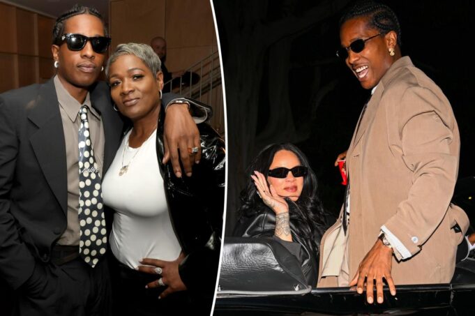 A$AP Rocky dice que su madre lo convenció para salir con Rihanna: “Las madres saben más”