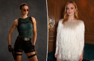 Sophie Turner sorprende a los fanáticos con la desgarrada transformación de Lara Croft en la primera foto de ‘Tomb Raider’