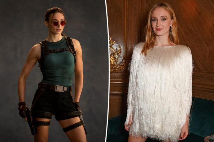 Sophie Turner sorprende a los fanáticos con la desgarrada transformación de Lara Croft en la primera foto de ‘Tomb Raider’