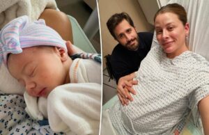 La alumna de ‘The Hills’ Lo Bosworth da a luz a su primer bebé con su marido Dom Natale