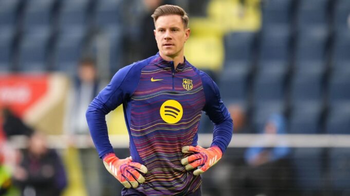 Marc-André ter Stegen del Barcelona llega cedido al Girona