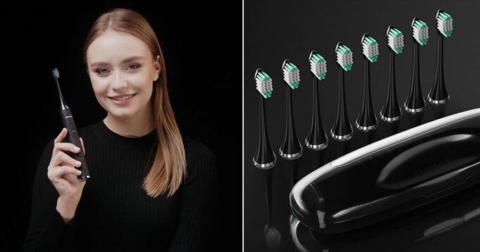 Dile adiós a la placa y saluda a una sonrisa brillante este Año Nuevo con este cepillo de dientes Aquasonic, ahora con un 40 % de descuento