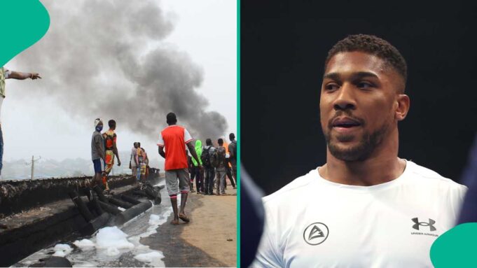 Reacciones cuando un autobús choca contra un camión en la autopista Lagos-Ibadan, días después de la terrible experiencia de Anthony Joshua