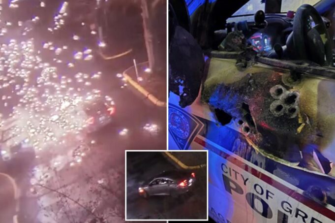 Video muestra a un oficial de policía de Carolina del Sur emboscado en una patrulla en medio de una explosión de disparos; Sospechoso encontrado muerto tras tiroteo.