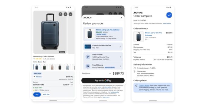 La aplicación Gemini y el modo Google AI agregan el pago del producto