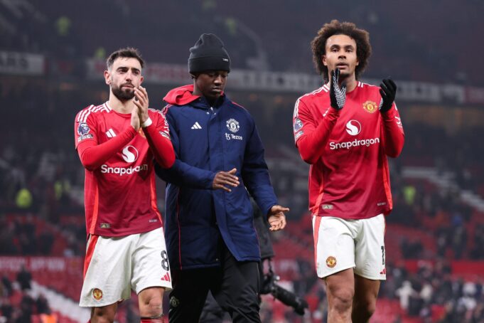 El técnico del Manchester United, Ruben Amorim, preguntó si algún jugador había solicitado irse en medio de los vínculos de Kobbie Mainoo y Joshua Zirkzee.