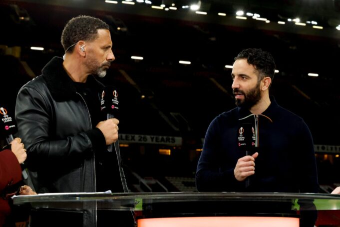 Rio Ferdinand vio el ‘principio del fin’ con Rubén Amorim al entrevistar a Bruno Fernandes