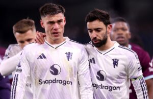 Lo que hizo Bruno Fernandes contra el Burnley para mostrar su admiración por su excompañero del Manchester United