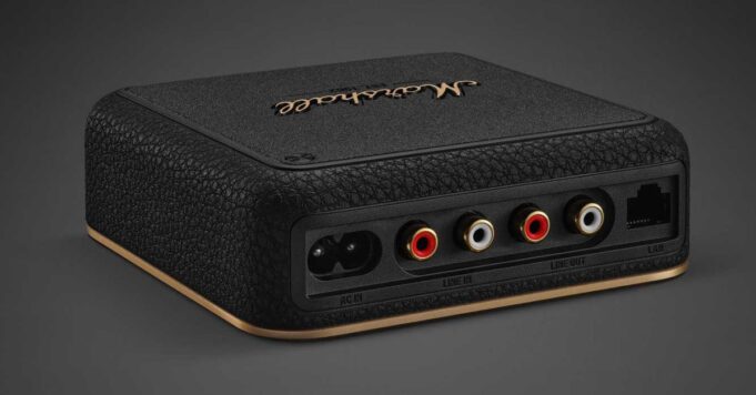 El concentrador Auracast de Marshall convierte los altavoces Bluetooth en un sistema de sonido