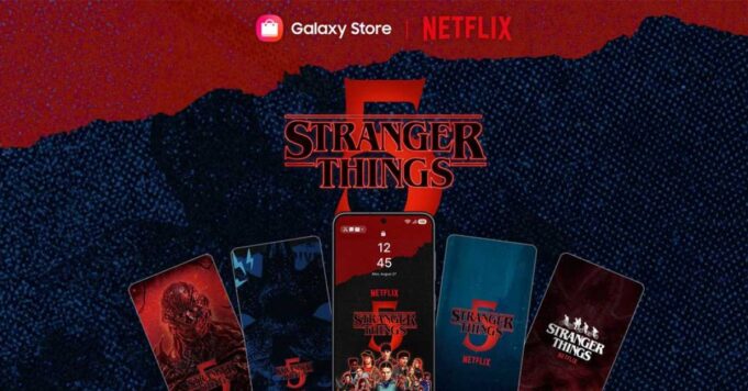 Samsung se asocia con Netflix para un tema limitado de Stranger Things