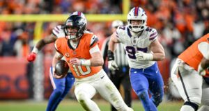 El mariscal de campo de los Broncos, Bo Nix, tenía una condición en el tobillo que hizo que la fractura fuera inevitable