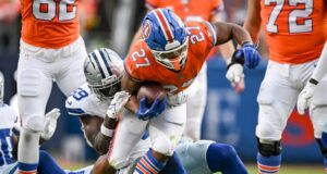 Broncos RB JK Dobbins estuvo cerca de jugar el Campeonato de la AFC