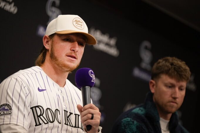 Hunter Goodman dijo que los jugadores jóvenes de los Rockies “no pueden simplemente estar felices de estar aquí”