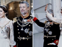 Queen Mary deslumbra con oro durante las celebraciones de Año Nuevo