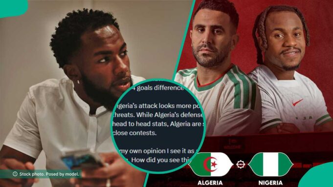 AFCON 2025: un hombre predice el resultado del partido de cuartos de final entre Nigeria y Argelia y analiza a ambos equipos