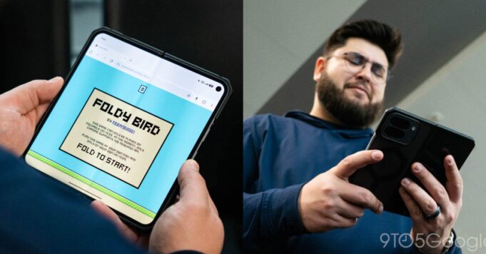 ‘Foldy Bird’ usa tu plegable para jugar a Flappy Bird; me duele el alma